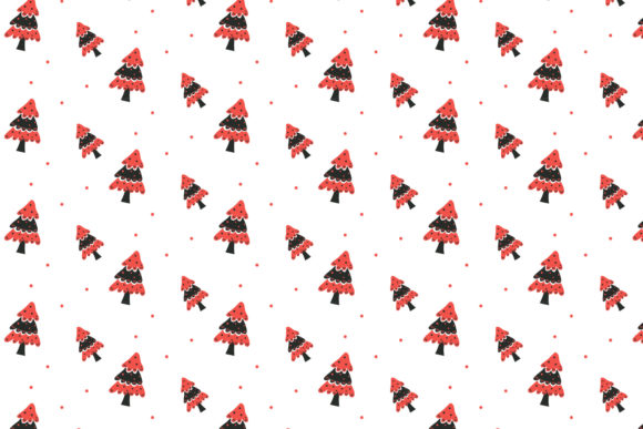 Christmas Tree Decorative Wallpaper for Creative Projects