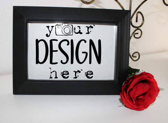Decorative Frame Mock Up, Black Frame: A Strategic Asset for Visual Storytelling