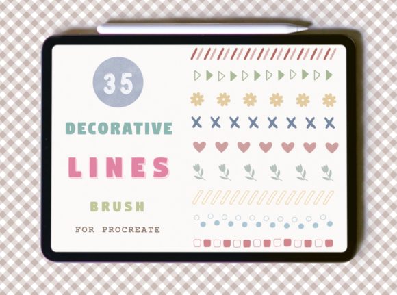 Decorative Lines Brush for Procreate: A Comprehensive Evaluation