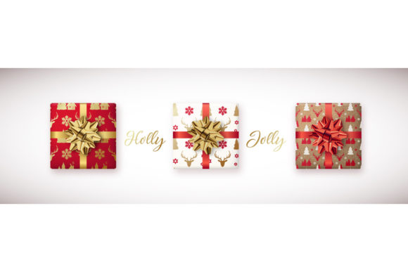Elevate Your Holiday Gifting with the Set of Decorative Christmas Gifts Box