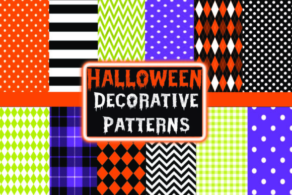 Halloween Decorative Patterns for Creatives