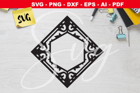 Hexagon Decorative Frame Mirror Frame: A Versatile Design for Every Creative Project