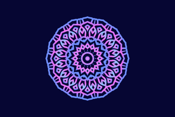 Mandala Purple Flower Decorative Design: A Versatile Tool for Creative and Professional Workflows