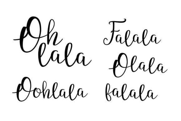 Oh Lala Vector Decorative Cursive: Elevate Your Brand