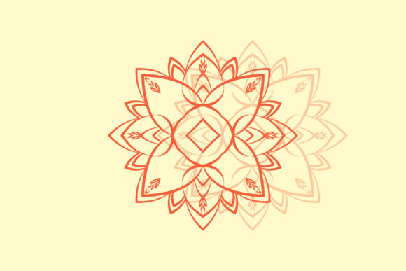 Orange Mandala Drawing Decorative Design: A Vibrant Tool for Modern Creativity and Business