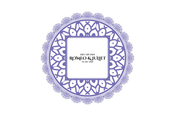 Ornament Decorative Save the Date: A Versatile Design for Creativity and Celebration