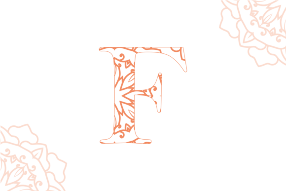 Pattern Mandala Decorative Typography F