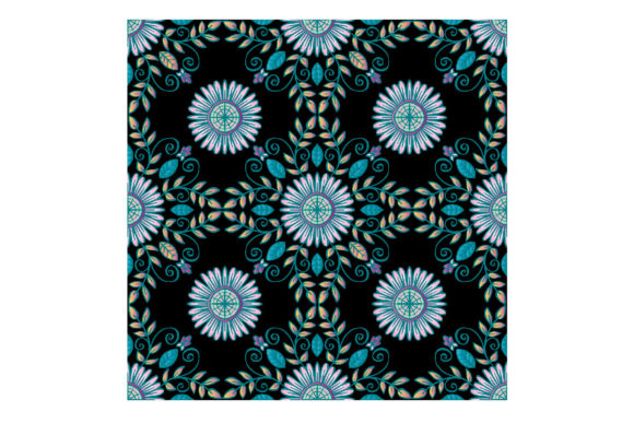 Seamless Pattern Flower Decorative: Creative Versatility